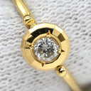ノンブランド NON BRAND ダイヤ 1粒 0.1ct イエローゴールド K18YG ダイヤモンド リング 指輪 Au750 18K 18金 1P 1石 1粒 ソリティアリング 12.5号