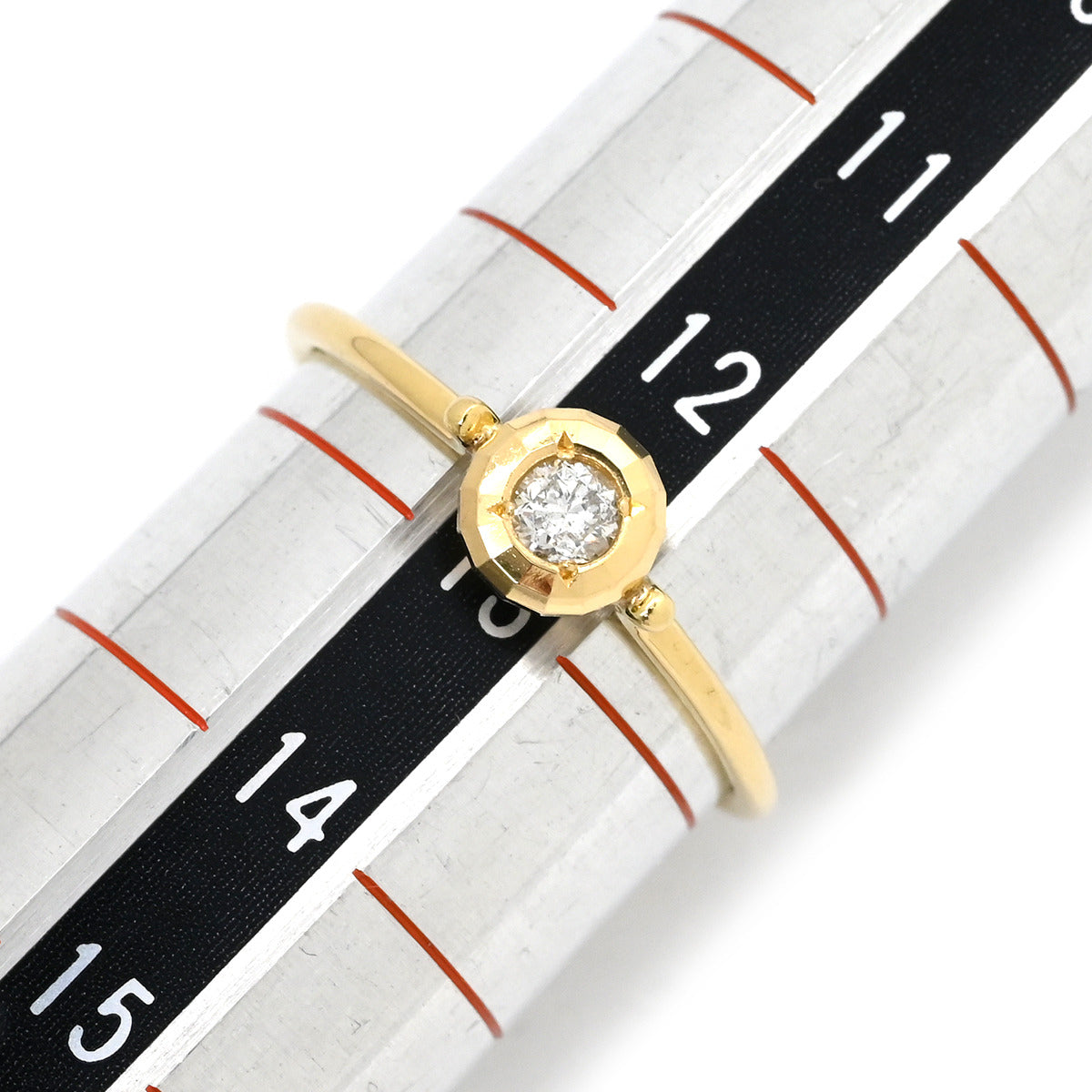 ノンブランド NON BRAND ダイヤ 1粒 0.1ct イエローゴールド リング ノンブランド NON BRAND ダイヤ 1粒 0.1ct イエローゴールド リング