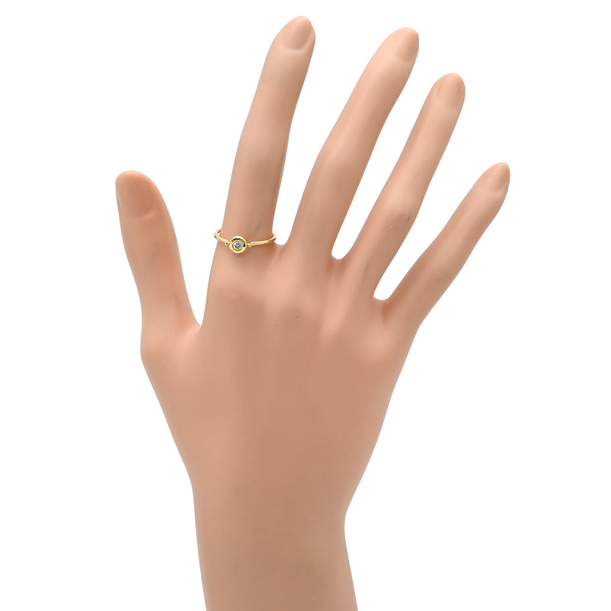 ノンブランド NON BRAND ダイヤ 1粒 0.1ct イエローゴールド リング ノンブランド NON BRAND ダイヤ 1粒 0.1ct イエローゴールド リング