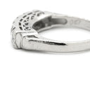 ノンブランド NON BRAND ダイヤモンド 5粒 0.67ct プラチナシルバー Pt900 ダイヤモンド リング 指輪 プラチナ Pt900 造幣局検定マーク 一文字リング 5P 5石 10号