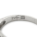 ノンブランド NON BRAND ダイヤモンド 5粒 0.67ct プラチナシルバー Pt900 ダイヤモンド リング 指輪 プラチナ Pt900 造幣局検定マーク 一文字リング 5P 5石 10号