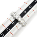 ノンブランド NON BRAND ダイヤモンド 5粒 0.67ct プラチナシルバー Pt900 ダイヤモンド リング 指輪 プラチナ Pt900 造幣局検定マーク 一文字リング 5P 5石 10号