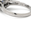 ノンブランド NON BRAND ブルーサファイア 1.45ct ダイヤ 0.28ct ブルー×プラチナシルバー Pt900 サファイア ダイヤモンド リング 指輪 青 プラチナ オーバルカット ヘイローデザイン 12号