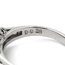 ノンブランド NON BRAND ブルーサファイア 1.45ct ダイヤ 0.28ct ブルー×プラチナシルバー Pt900 サファイア ダイヤモンド リング 指輪 青 プラチナ オーバルカット ヘイローデザイン 12号
