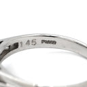 ノンブランド NON BRAND ブルーサファイア 1.45ct ダイヤ 0.28ct ブルー×プラチナシルバー Pt900 サファイア ダイヤモンド リング 指輪 青 プラチナ オーバルカット ヘイローデザイン 12号