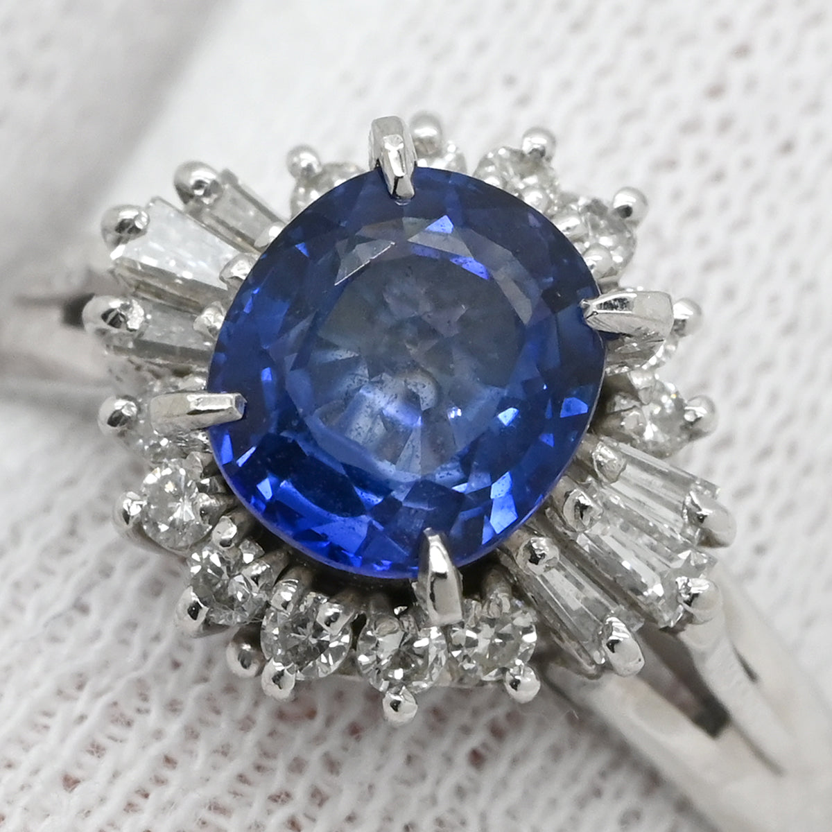 ノンブランド NON BRAND ブルーサファイア 1.45ct ダイヤ 0.28ct