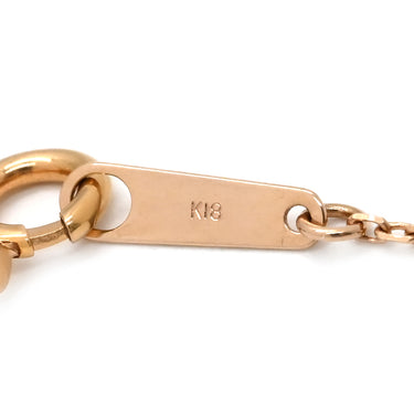 ノンブランド NON BRAND イエローダイヤモンド 0.24ct ペンダント ピンクゴールド K18PG ダイヤモンド ネックレス 1石 1粒 ラウンドブリリアントカット 18K 750 PG