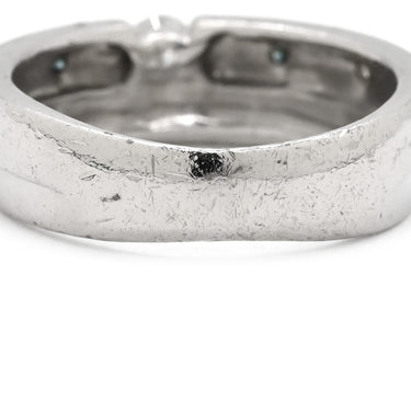 ノンブランド NON BRAND ダイヤモンド 0.18ct デザインリング プラチナシルバー Pt900 ダイヤモンド リング 指輪 プラチナ900 名前・年の刻印入り 9.5号
