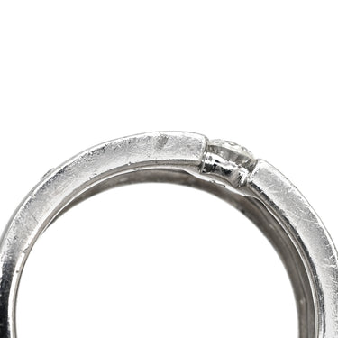 ノンブランド NON BRAND ダイヤモンド 0.18ct デザインリング プラチナシルバー Pt900 ダイヤモンド リング 指輪 プラチナ900 名前・年の刻印入り 9.5号