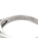 ノンブランド NON BRAND サファイア 0.53ct ダイヤモンド ブルー×プラチナシルバー Pt900 サファイア ダイヤモンド リング 指輪 青 プラチナ900 オーバルミックスカット 11号