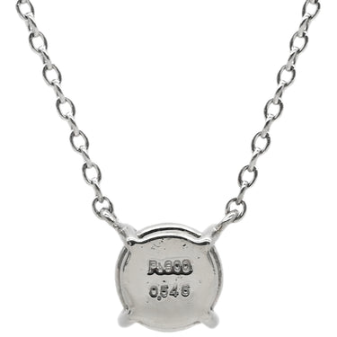 ウィスプ WISP ダイヤモンド 0.546ct プラチナシルバー Pt900 ダイヤモンド Pt850(チェーン) ネックレス 1Pダイヤ プラチナ Pt ブリリアントカット