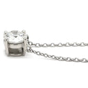 ウィスプ WISP ダイヤモンド 0.546ct プラチナシルバー Pt900 ダイヤモンド Pt850(チェーン) ネックレス 1Pダイヤ プラチナ Pt ブリリアントカット