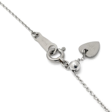 ウィスプ WISP ダイヤモンド 0.546ct プラチナシルバー Pt900 ダイヤモンド Pt850(チェーン) ネックレス 1Pダイヤ プラチナ Pt ブリリアントカット