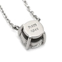 ウィスプ WISP ダイヤモンド 0.546ct プラチナシルバー Pt900 ダイヤモンド Pt850(チェーン) ネックレス 1Pダイヤ プラチナ Pt ブリリアントカット