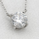 ウィスプ WISP ダイヤモンド 0.546ct プラチナシルバー Pt900 ダイヤモンド Pt850(チェーン) ネックレス 1Pダイヤ プラチナ Pt ブリリアントカット
