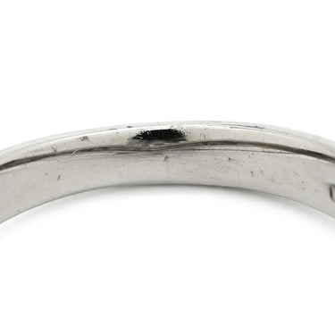 ノンブランド NON BRAND ダイヤモンド 1.08ct デザインリング プラチナシルバー Pt900 ダイヤモンド リング 指輪 プラチナ900 V字 Vライン ラウンドブリリアント 9.5号