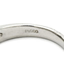 ノンブランド NON BRAND ダイヤモンド 1.08ct デザインリング プラチナシルバー Pt900 ダイヤモンド リング 指輪 プラチナ900 V字 Vライン ラウンドブリリアント 9.5号
