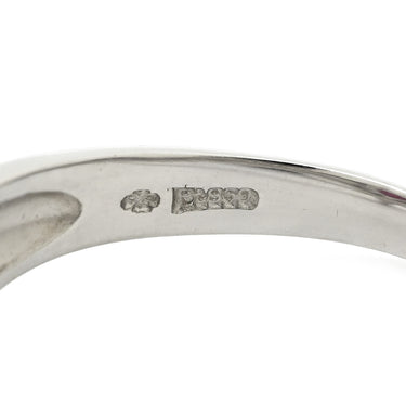 ノンブランド NON BRAND ルビー ダイヤモンド レッド×プラチナシルバー Pt850 ルビー ダイヤモンド リング 指輪 赤 1石 1粒 プラチナ850 Vライン V字 ペアシェイプカット 17.5号