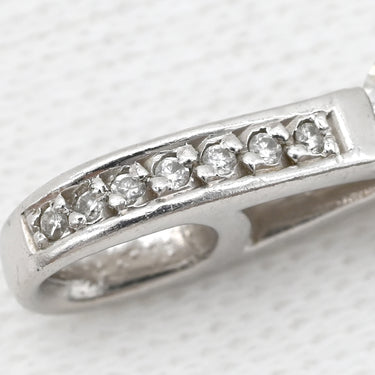 ノンブランド NON BRAND ダイヤモンド 0.521ct プラチナシルバー Pt900 ダイヤモンド ペンダントトップ プラチナ900 ネックレストップ 1粒 メレ ラウンドブリリアント