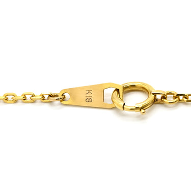 ノンブランド NON BRAND ソリティア ダイヤモンド 0.15ct イエローゴールド K18YG ダイヤモンド K18YG(チェーン/造幣局検定マーク) ネックレス Au750 18K 18金 1P 1石 1粒 しずく型 ドロップ