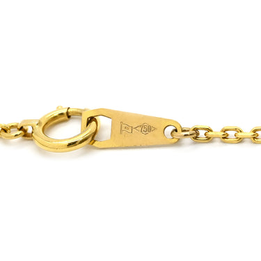 ノンブランド NON BRAND ソリティア ダイヤモンド 0.15ct イエローゴールド K18YG ダイヤモンド K18YG(チェーン/造幣局検定マーク) ネックレス Au750 18K 18金 1P 1石 1粒 しずく型 ドロップ