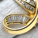 シャレード CHARADE ダイヤモンド 1.00ct デザインリング イエローゴールド K18YG ダイヤモンド リング 指輪 Au750 18K 18金 YG バゲットカット ラウンドブリリアント 10号