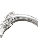 ノンブランド NON BRAND ダイヤモンド 1.02ct デザインリング プラチナシルバー Pt900 ダイヤモンド リング 指輪 プラチナ900 10粒 10石 ラウンドブリリアント 16.5号