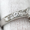 ノンブランド NON BRAND ダイヤモンド 1.02ct デザインリング プラチナシルバー Pt900 ダイヤモンド リング 指輪 プラチナ900 10粒 10石 ラウンドブリリアント 16.5号
