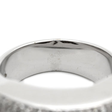 ノンブランド NON BRAND ガーネット ダイヤ レッド×ホワイトゴールド K18WG ガーネット ダイヤモンド リング 指輪 赤 18K 750 WG プリンセスカット スクエア 3石 14号