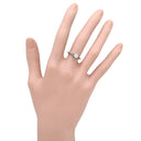 ノンブランド NON BRAND ダイヤモンド 0.365ct プラチナシルバー Pt900 ダイヤモンド リング 指輪 プラチナ900 3粒 3石 ラウンドブリリアント VS1 8号