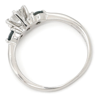 ノンブランド NON BRAND ダイヤモンド 0.365ct プラチナシルバー Pt900 ダイヤモンド リング 指輪 プラチナ900 3粒 3石 ラウンドブリリアント VS1 8号
