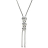 タサキ TASAKI トリロジー ホワイトゴールド K18WG ダイヤモンド ネックレス TASAKI ダイヤ 0.38ct 3石 3粒 Au K18 750WG