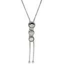 タサキ TASAKI トリロジー ホワイトゴールド K18WG ダイヤモンド ネックレス TASAKI ダイヤ 0.38ct 3石 3粒 Au K18 750WG