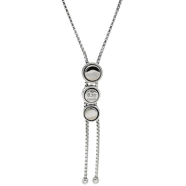タサキ TASAKI トリロジー ホワイトゴールド K18WG ダイヤモンド ネックレス TASAKI ダイヤ 0.38ct 3石 3粒 Au K18 750WG