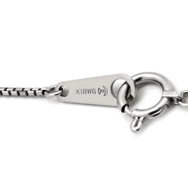 タサキ TASAKI トリロジー ホワイトゴールド K18WG ダイヤモンド ネックレス TASAKI ダイヤ 0.38ct 3石 3粒 Au K18 750WG
