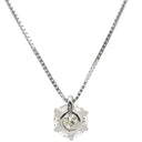 ノンブランド NON BRAND ダイヤモンド 1.351ct プラチナシルバー Pt950 ダイヤモンド Pt850（チェーン） ネックレス プラチナ 1P 1石 1粒 6本爪 ソリティア ベネチアンチェーン