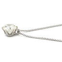 ノンブランド NON BRAND ダイヤモンド 1.351ct プラチナシルバー Pt950 ダイヤモンド Pt850（チェーン） ネックレス プラチナ 1P 1石 1粒 6本爪 ソリティア ベネチアンチェーン