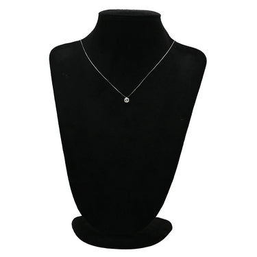 ノンブランド NON BRAND ダイヤモンド 1.351ct プラチナシルバー Pt950 ダイヤモンド Pt850（チェーン） ネックレス プラチナ 1P 1石 1粒 6本爪 ソリティア ベネチアンチェーン