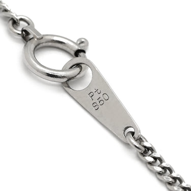 ノンブランド NON BRAND 1粒ダイヤ ソリティアペンダント プラチナシルバー Pt900 ダイヤモンド Pt850（チェーン/造幣局検定マーク） ネックレス Pt900×Pt850 コンビ 6本爪セッティング
