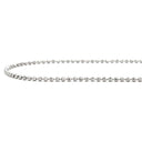 ノンブランド NON BRAND ボールチェーン 60cm ホワイトゴールド K18WG ネックレス 18K 18金 750 WG ロングネックレス