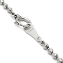 ノンブランド NON BRAND ボールチェーン 60cm ホワイトゴールド K18WG ネックレス 18K 18金 750 WG ロングネックレス