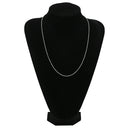ノンブランド NON BRAND ボールチェーン 60cm ホワイトゴールド K18WG ネックレス 18K 18金 750 WG ロングネックレス