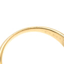 ノンブランド NON BRAND ダイヤモンド 0.50ct フラワーモチーフ イエローゴールド K18YG ダイヤモンド リング 指輪 18K 750 YG 花 ラウンドブリリアント カーブリング 10号