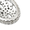 ノンブランド NON BRAND ダイヤモンド 2.00ct デザインペンダント ホワイトゴールド K18WG ダイヤモンド ネックレス オーバル 18K 750 WG