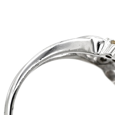 ノンブランド NON BRAND ダイヤモンド 0.27ct デザインリング ホワイトゴールド K18WG ダイヤモンド リング 指輪 18K 750 WG 12P 12石 12号