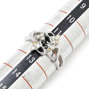 ノンブランド NON BRAND ダイヤモンド 0.27ct デザインリング ホワイトゴールド K18WG ダイヤモンド リング 指輪 18K 750 WG 12P 12石 12号