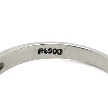 ノンブランド NON BRAND 黒蝶パール 9.2mm ダイヤ シルバー×プラチナシルバー Pt900 パール ダイヤモンド リング 指輪 グレー 1P 1粒 真珠 大粒 Pt900 パヴェ ラウンドシェイプ 12号