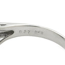 ノンブランド NON BRAND ダイヤモンド 0.271ct プラチナシルバー Pt900 ダイヤモンド リング 指輪 プラチナ900 スクエア ステップカット メレ テーパー 17号