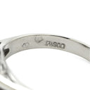 ノンブランド NON BRAND ダイヤモンド 0.271ct プラチナシルバー Pt900 ダイヤモンド リング 指輪 プラチナ900 スクエア ステップカット メレ テーパー 17号