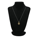 ノンブランド NON BRAND ダイヤモンド 1.001ct イエローゴールド K18YG ダイヤモンド ペンダントトップ 2連 2重 18K 750 YG ネックレストップ ラウンドブリリアント ドロップ スウィング